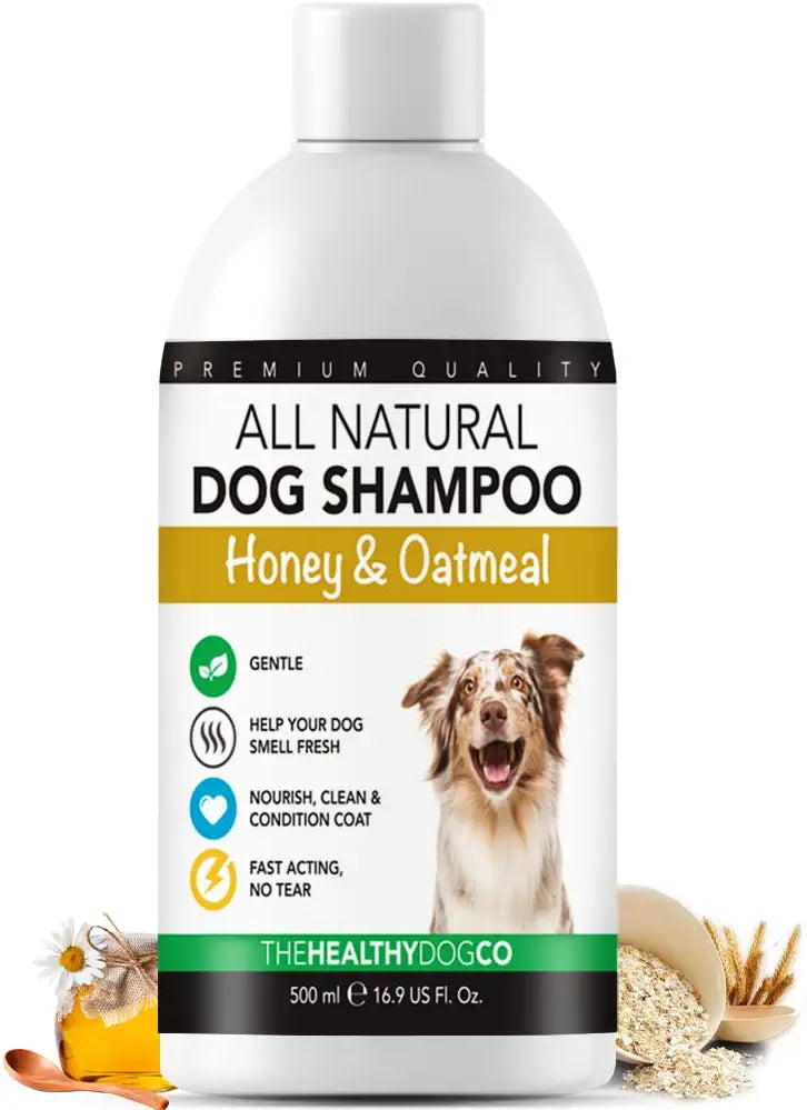 The Healthy Dog Co All-Natural Dog Shampoo & Conditioner - Honey and Oatmeal