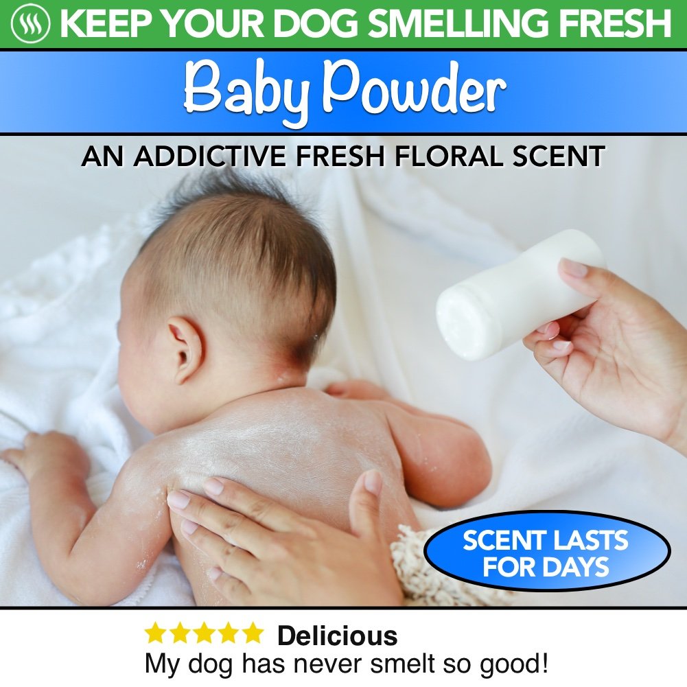 All Natural Dog Shampoo - Baby Powder Scent