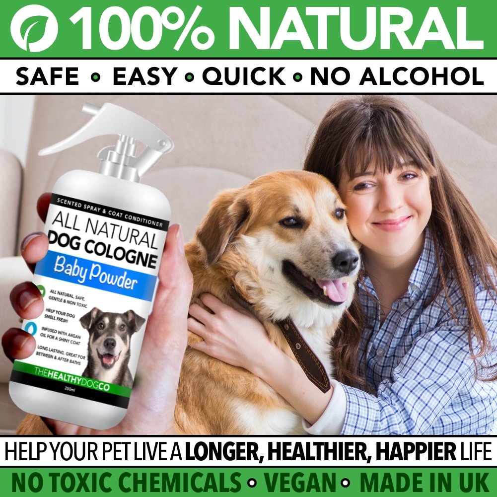 Natürliches Hunde Parfüm gegen Geruch - Babypuder Duft