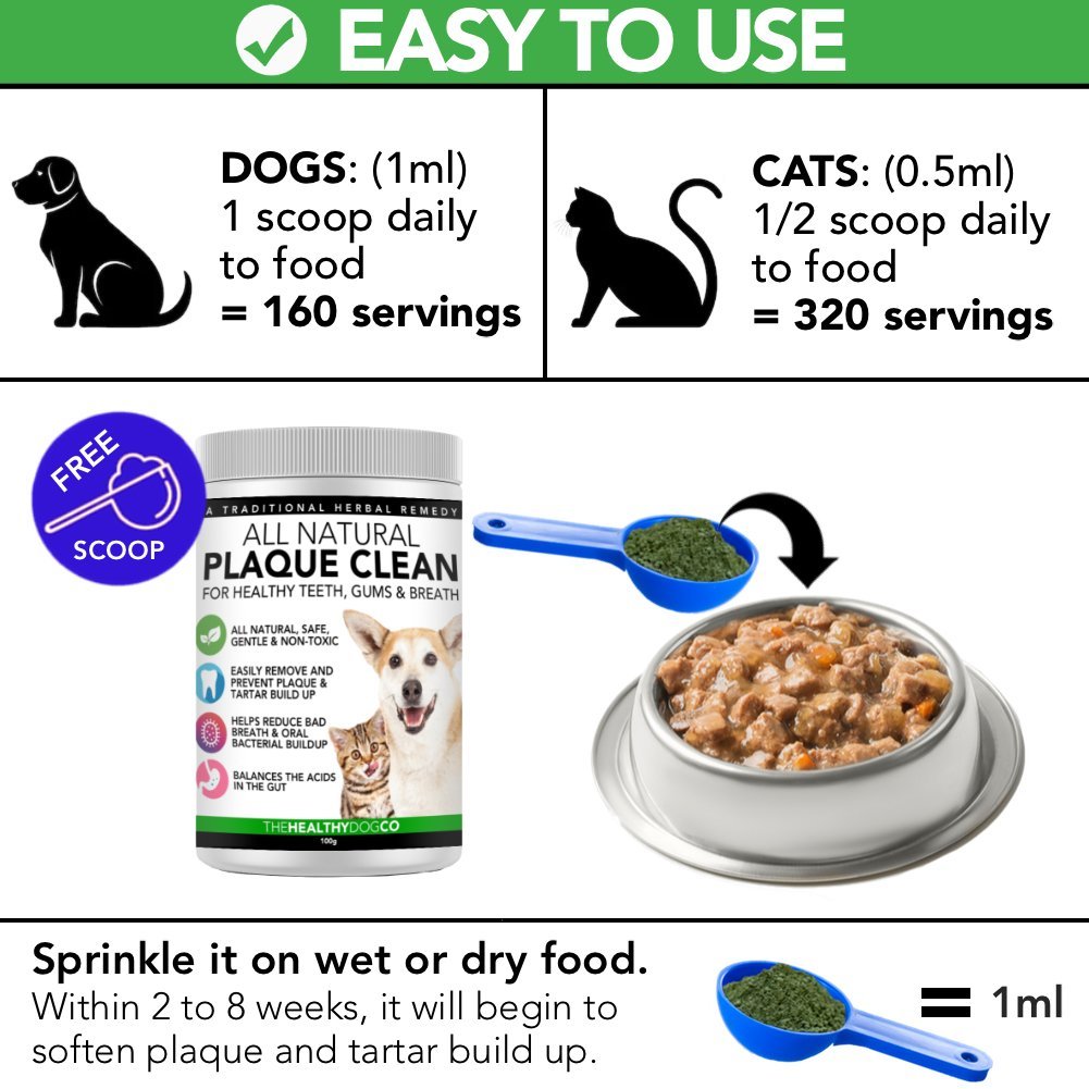 Zahnpflege Pulver für Hunde und Katzen