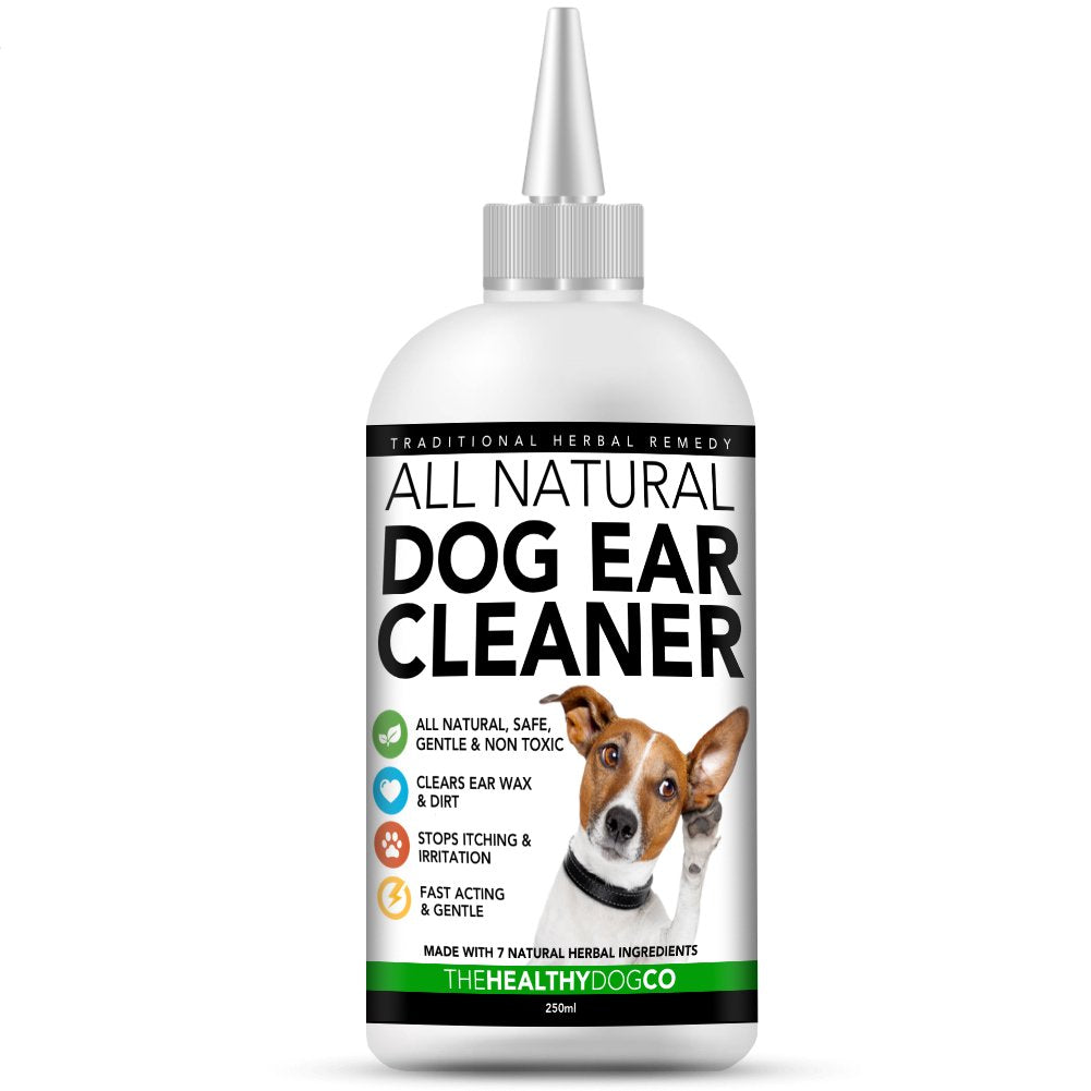 Nettoyeur d'oreilles pour chien, solution de nettoyage des