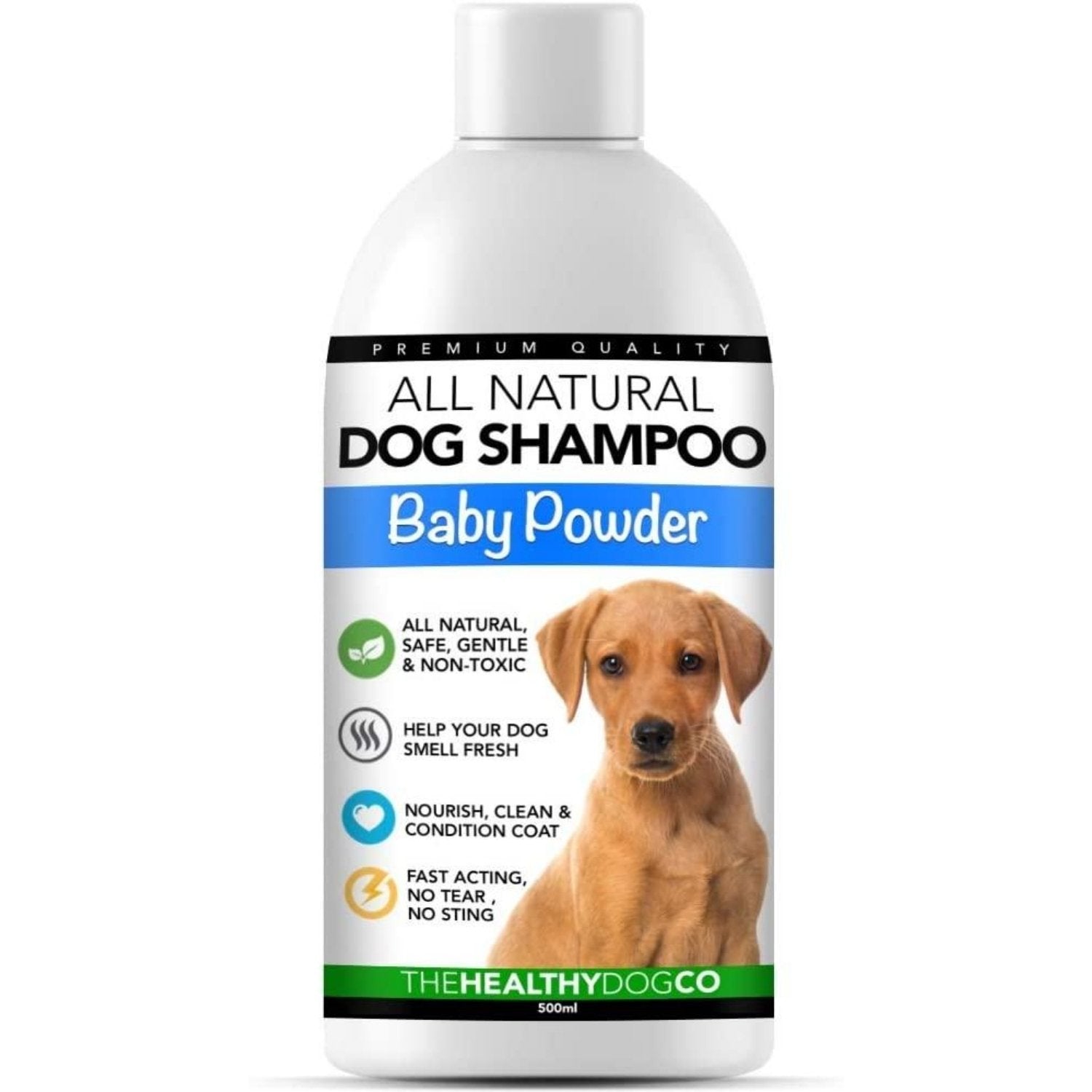 Shampooing naturel pour chiens - Parfum de poudre pour bébé