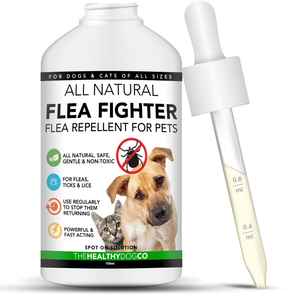 Natural Flea Fighter Repellent By The Healthy Dog Co